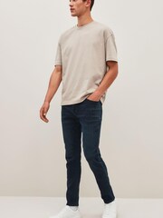 Dark Ink Blue Skinny Comfort Stretch Jeans - Image 2 of 9