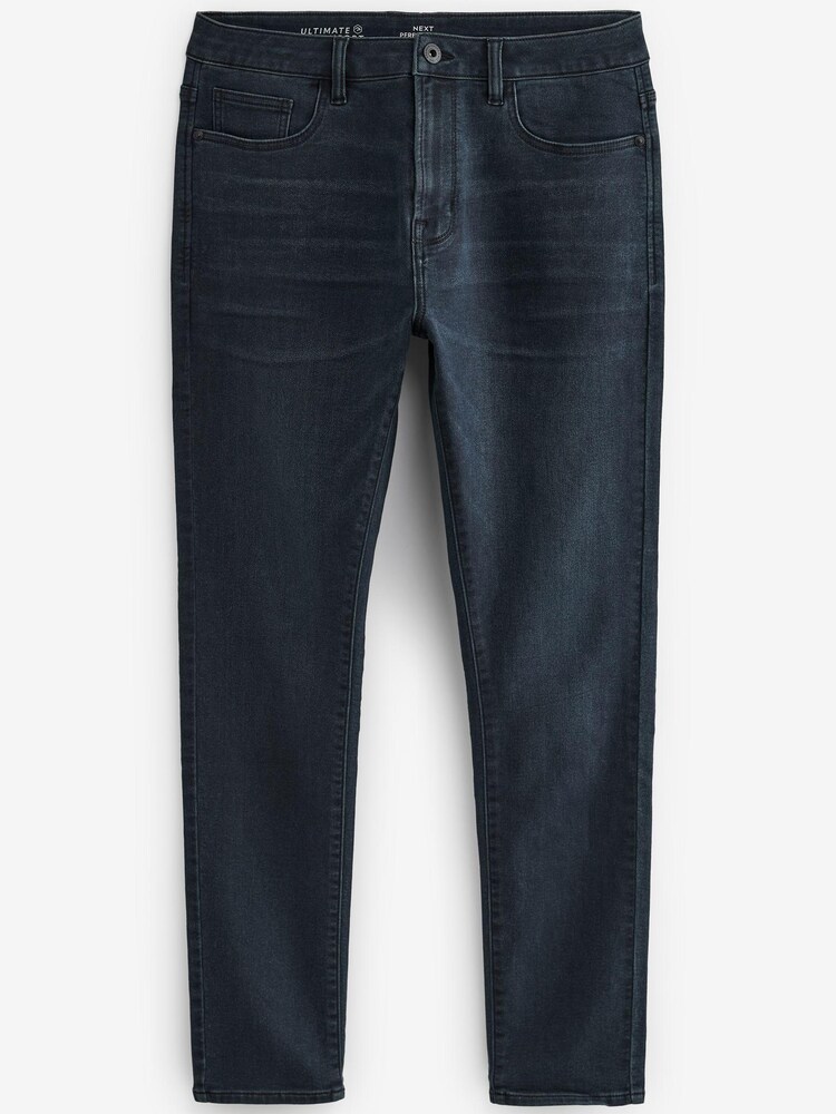 Dark Ink Blue Skinny Comfort Stretch Jeans - Image 6 of 9