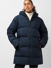 Sweaty Betty Blue Nimbus Mid Waterproof Puffer Jacket - Image 1 of 6