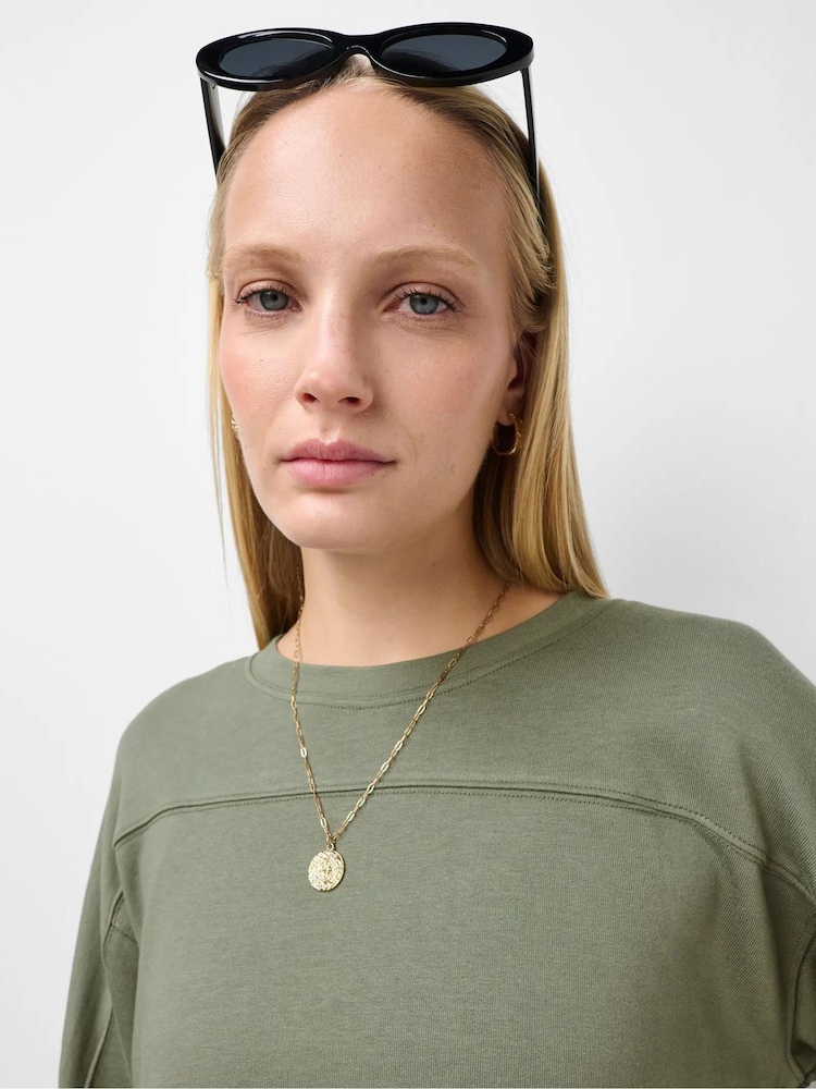 Grøn - Sweaty Betty After Class Seam Detail Crop Sweatshirt - Billede 2 af 6