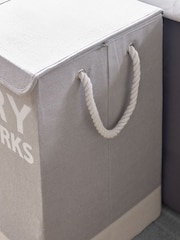 Grey Sorter Laundry Basket - Image 2 of 7