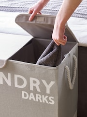 Grey Sorter Laundry Basket - Image 3 of 7