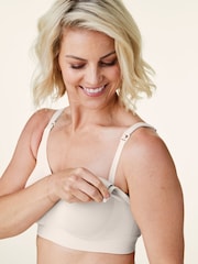 Bravado Cream Sustainable Body Silk Seamless Nursing Bra - Image 3 of 5
