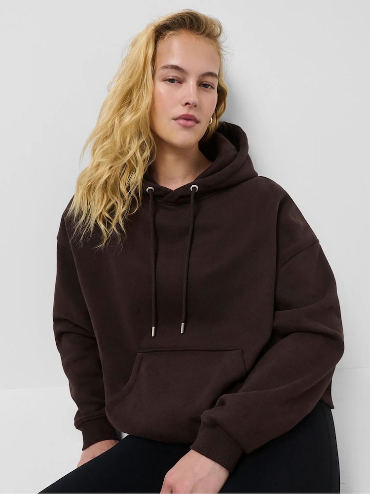 Sweaty Betty Brown Premium Brushed Classic Hoodie - Image 1 of 6