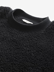 Black Fleece Borg Crew Neck Sweatshirt - Image 6 of 7