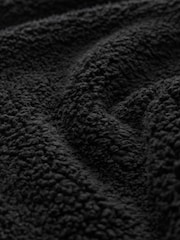 Black Fleece Borg Crew Neck Sweatshirt - Image 7 of 7