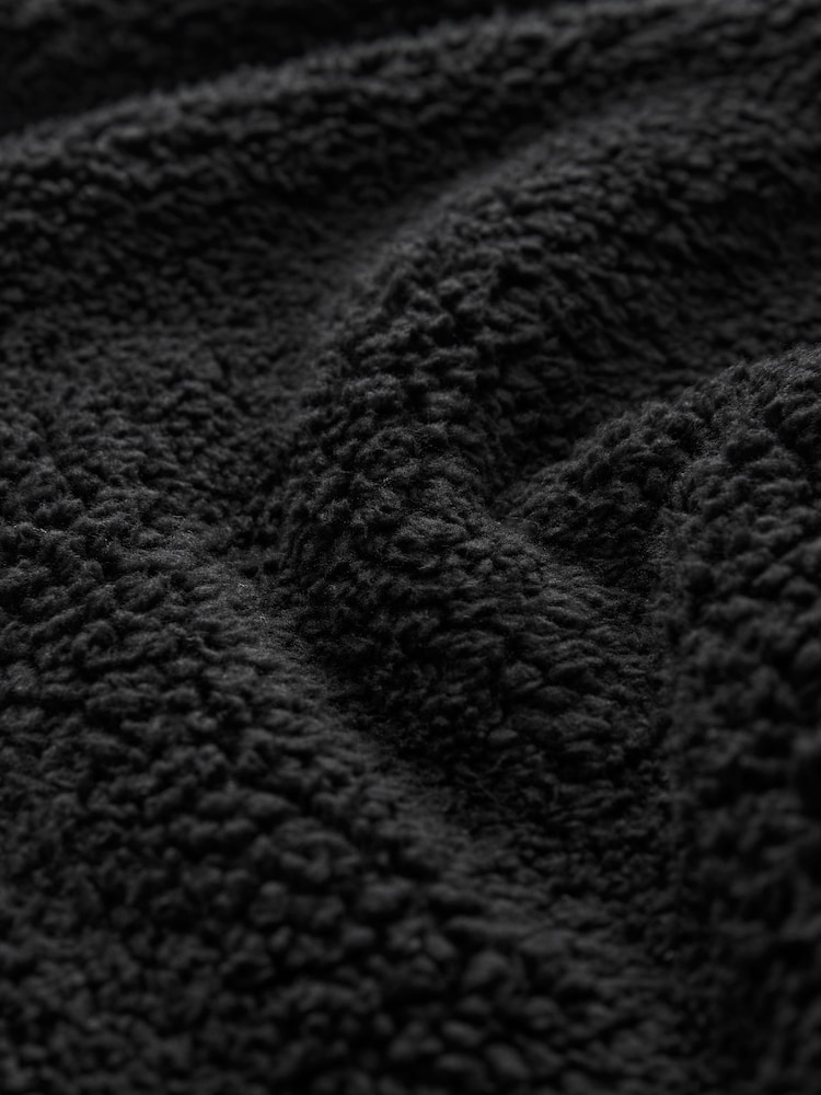 Black Fleece Borg Crew Neck Sweatshirt - Image 7 of 7