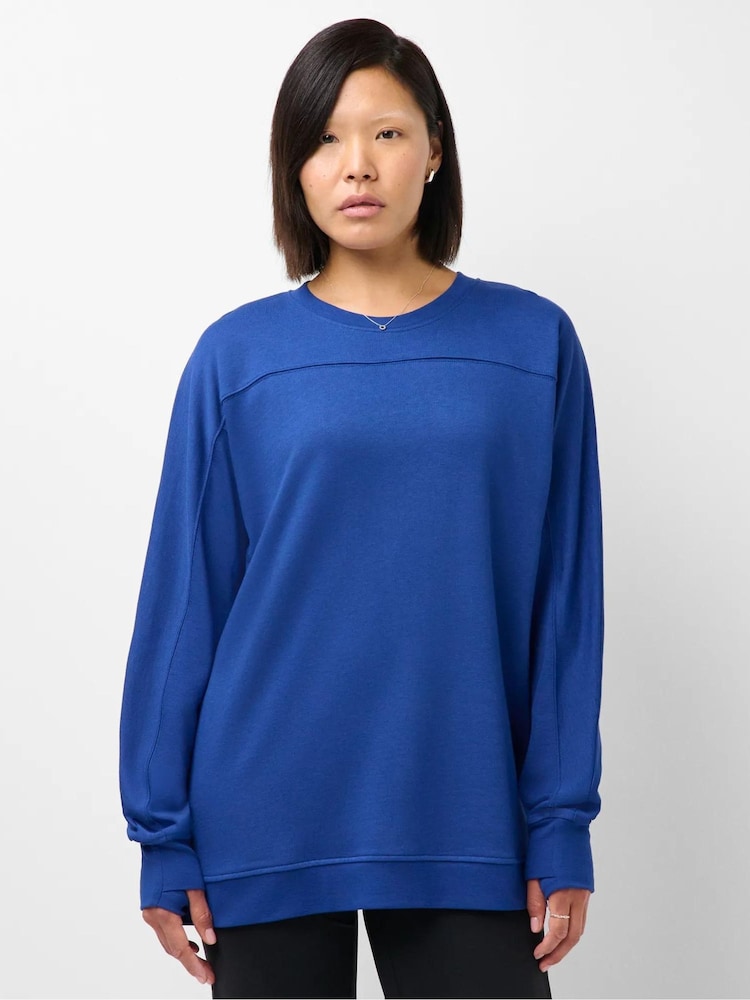 Sweat-shirt long Sweaty Betty After Class avec détails de couture - Image 1 de 6 Sweat-shirt long Sweaty Betty After Class avec détails de couture - Image 1 de 6