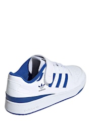 adidas Originals White Forum Low Kids Trainers - Image 4 of 9