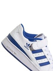 adidas Originals White Forum Low Kids Trainers - Image 8 of 9