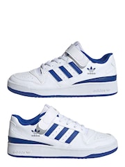 adidas Originals White Forum Low Kids Trainers - Image 9 of 9