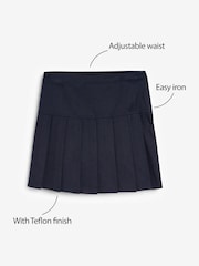 Grey Regular Waist Pleated School Skirts 2 Pack (3-16yrs) - Image 3 of 8