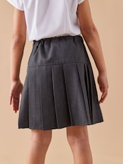 Grey Regular Waist Pleated School Skirts 2 Pack (3-16yrs) - Image 6 of 8