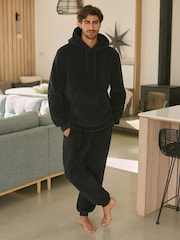 Black Fleece Borg Overhead Hoodie - Image 3 of 9