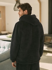 Black Fleece Borg Overhead Hoodie - Image 4 of 9