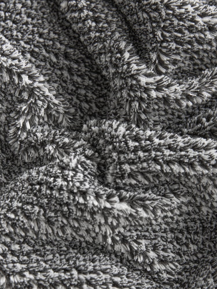 Grey Supersoft Hooded Dressing Gown - Image 10 of 10