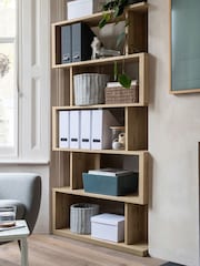 Light Bronx Oak Effect Shelving Unit - Image 1 of 8