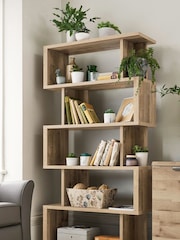 Light Bronx Oak Effect Shelving Unit - Image 2 of 8