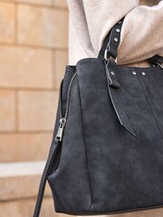 Black Utility Zip Grab Bag - Image 5 of 10