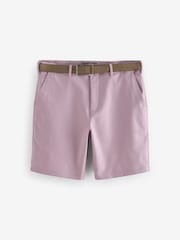 Pink Premium Belted Chinos - Image 6 of 10
