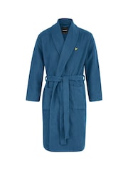 Lyle & Scott Cobalt Blue Lucas Bathrobe - Image 1 of 3