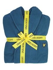 Lyle & Scott Cobalt Blue Lucas Bathrobe - Image 2 of 3