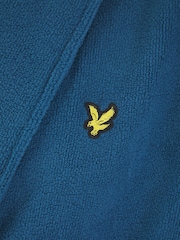 Lyle & Scott Cobalt Blue Lucas Bathrobe - Image 3 of 3