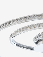 Chrome Luna Flush Ceiling Light - Image 9 of 9