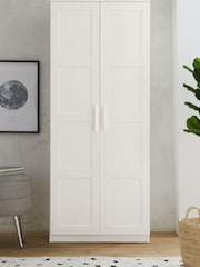 White Flynn Double Wardrobe - Image 2 of 8