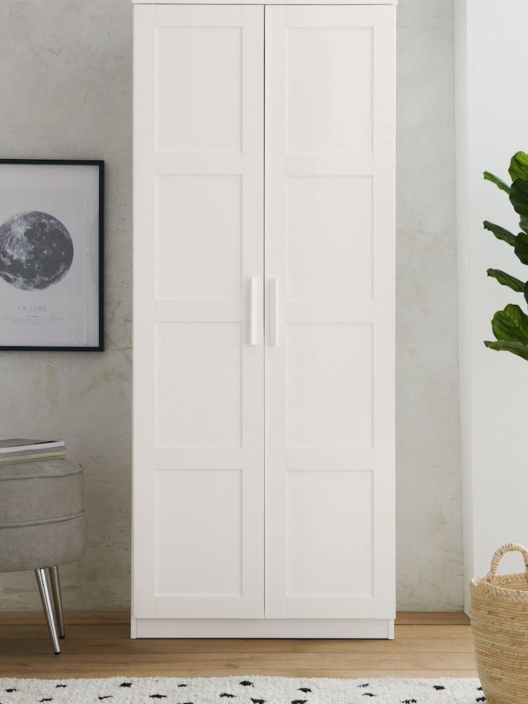 White Flynn Double Wardrobe - Image 2 of 8