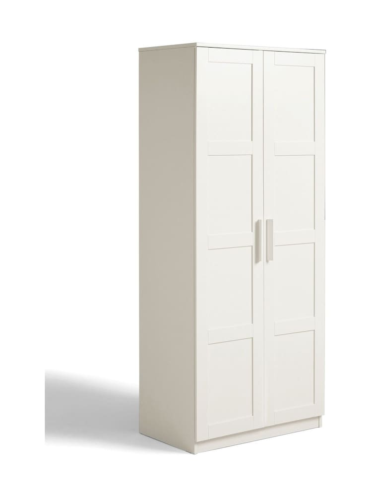 White Flynn Double Wardrobe - Image 8 of 8