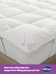 Silentnight White Luxury Deep Sleep 100% Cotton Mattress Topper - Image 5 of 8