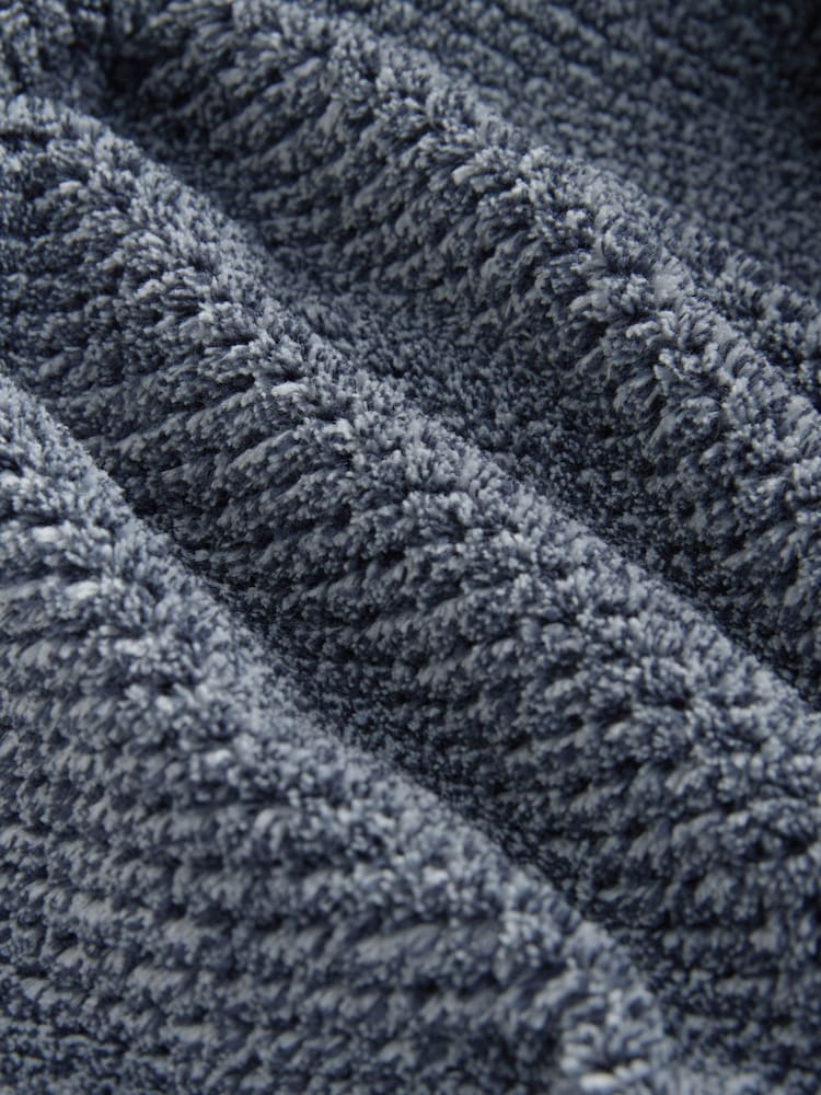 Blue Supersoft Hooded Dressing Gown - Image 10 of 10