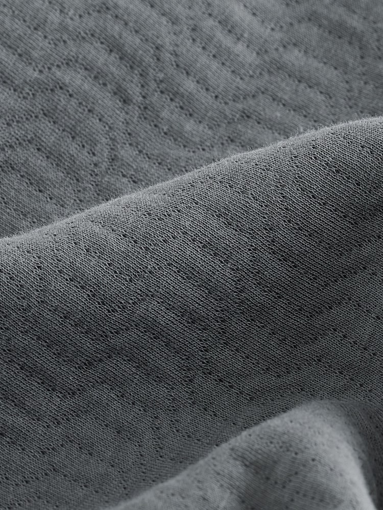 Slate Grey EDIT Heavyweight Textured Hoodie - Image 8 of 8