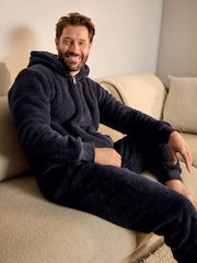 Navy Blue Fleece All-In-One - Image 2 of 8