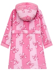 Harry Bear Pink Bows And Stripes Dressing Gown - Image 8 of 10