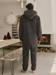 Slate Grey Fleece All-In-One - Image 3 of 6