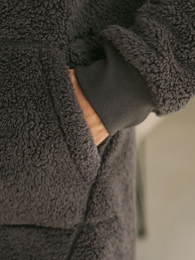 Slate Grey Fleece All-In-One - Image 5 of 6