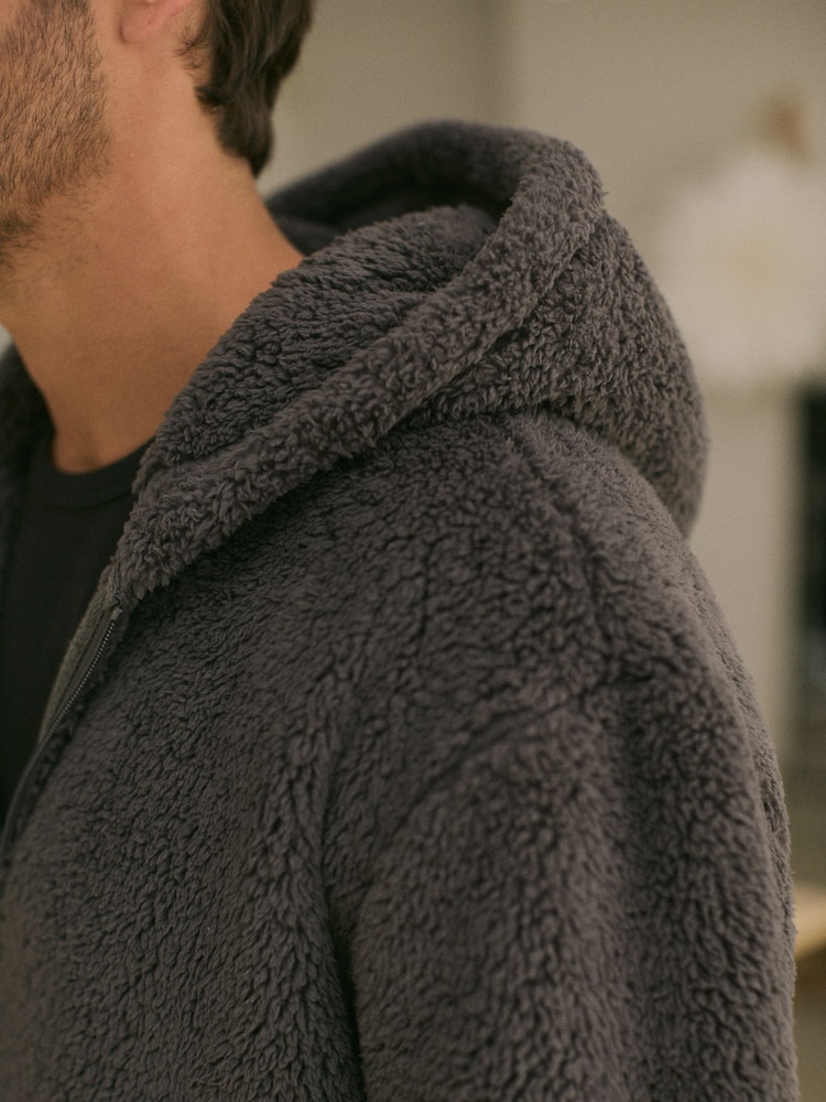 Slate Grey Fleece All-In-One - Image 6 of 6