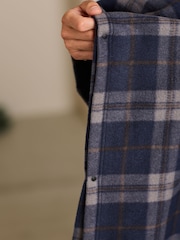 Navy/Grey Oversized Supersoft Hoodie - Image 6 of 9