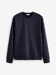 Navy Blue Stripe Woven Sweatshirt Pyjamas Set - Image 10 of 13