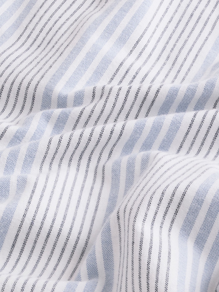 Navy Blue Stripe Woven Sweatshirt Pyjamas Set - Image 13 of 13