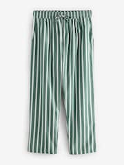 Grey/Green Stripe Woven Sweatshirt Pyjamas Set - Image 7 of 9
