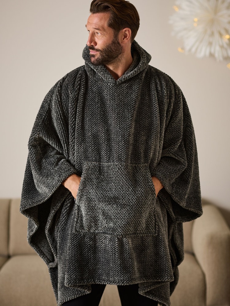 Grey Oversized Supersoft Hoodie - Image 1 of 8