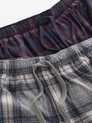 Grey/ Red Motionflex Cosy Pyjama Shorts 2 Pack - Image 11 of 12
