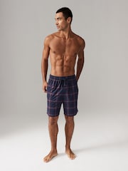 Grey/ Red Motionflex Cosy Pyjama Shorts 2 Pack - Image 2 of 12