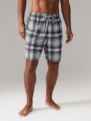 Grey/ Red Motionflex Cosy Pyjama Shorts 2 Pack - Image 5 of 12
