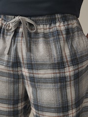 Grey/ Red Motionflex Cosy Pyjama Shorts 2 Pack - Image 7 of 12