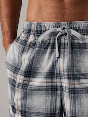 Grey/ Red Motionflex Cosy Pyjama Shorts 2 Pack - Image 8 of 12