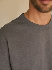 Blue/Grey Check Cosy Brushed Pyjamas Set - Image 4 of 11